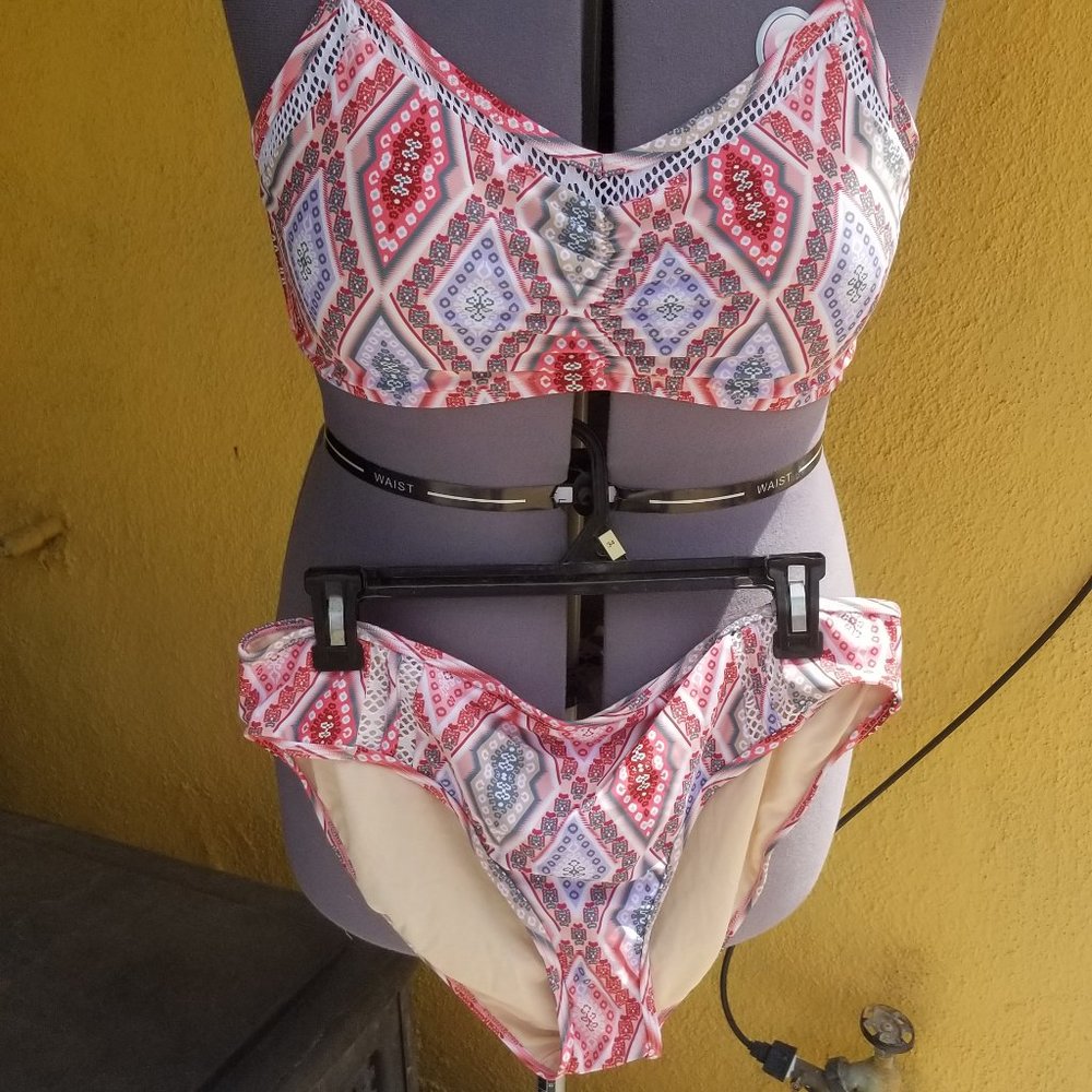 Swimsuits for All Boho Print Bikini set